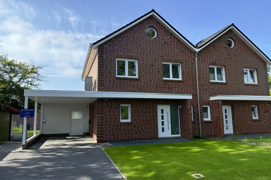 Neubau in Zetel - DOPPELHAUSHÄLFTE (links)