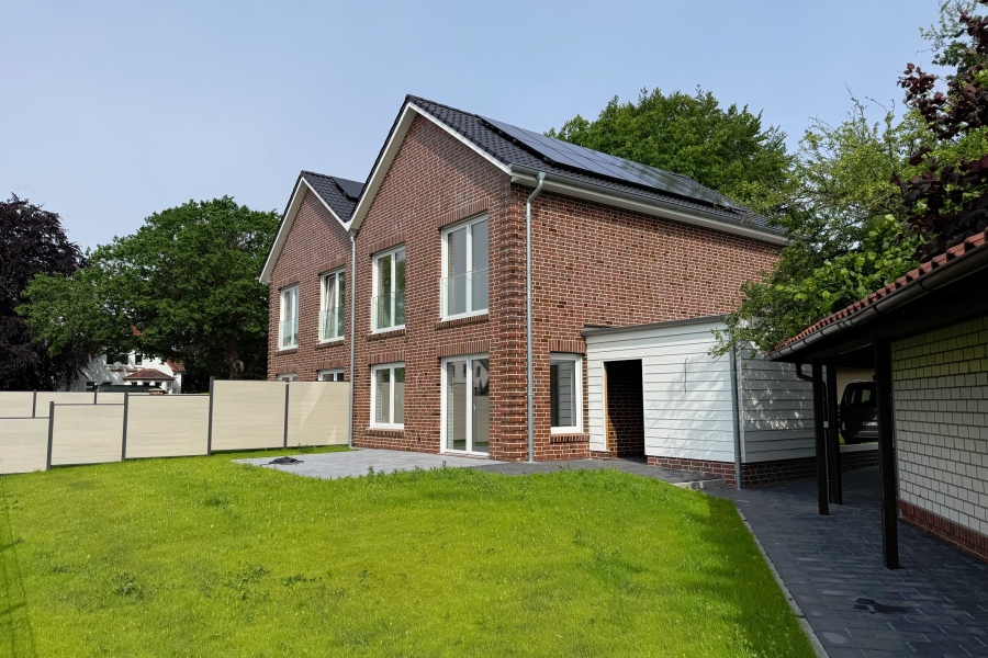 Neubau in Zetel - DOPPELHAUSHÄLFTE (links)